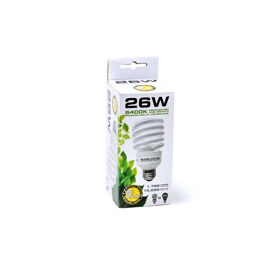 SunBlaster Fluocompact Bulb 26W 6400K