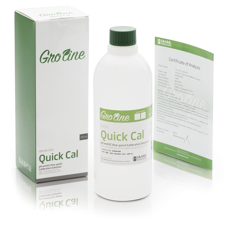Hanna GroLine Quick Cal One-Point Calibration Solution