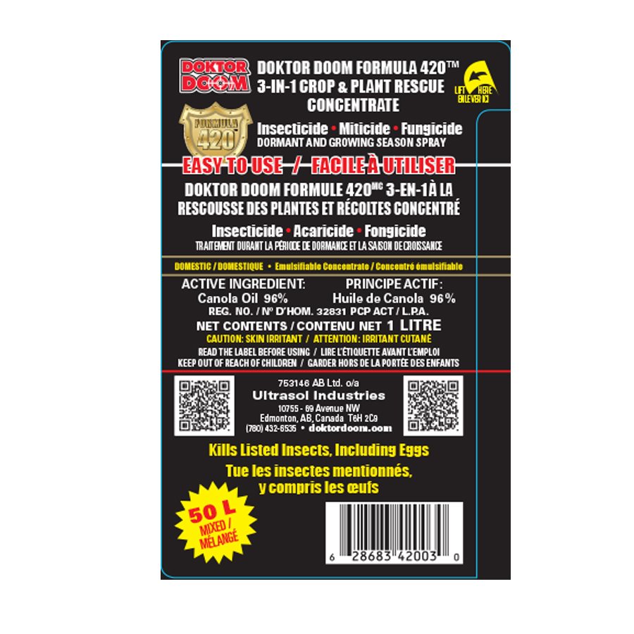 DOKTOR DOOM FORMULA 420 3-IN-1 PLANT (1 L)