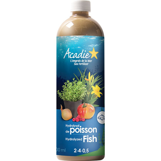 Acadie Hydrolyzed Fish – Organic Fish Fertilizer for Lush, Vigorous Growth